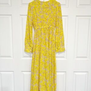BRAND NEW Floral Yellow Maxi Dress
